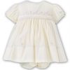 Summer Dress & Pants Embroidered Daisies Lemon Sarah Louise