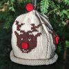 Merry Berries Reindeer Rudolph knitted hat