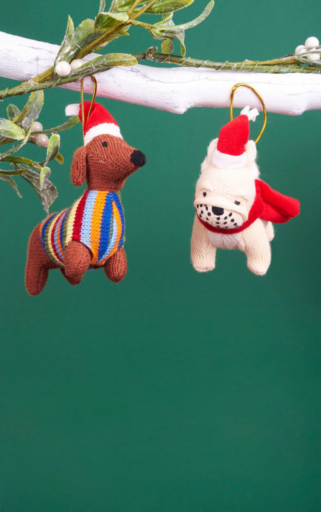 Best years Christmas Decorations Sausage dog Bull dog