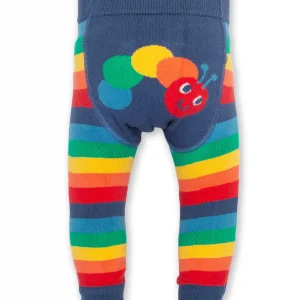 Rainbow Caterpillar Knit Leggings by Kite