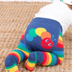 Rainbow Caterpillar Knit Leggings by Kite