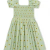 Sunflower Dot Shirred Dress by Kite