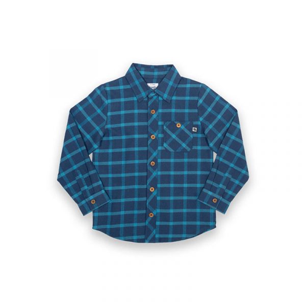 Check shirt navy by kite