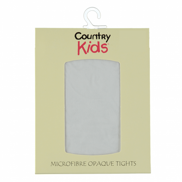 White Microfibre Opaque tights by Country Kids