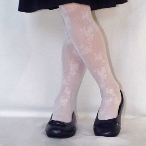 Spring flower lace tights by Country Kids