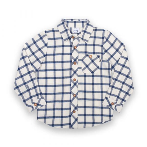 check shirt cream by Kite