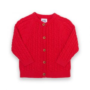 my first cardi red by Kite