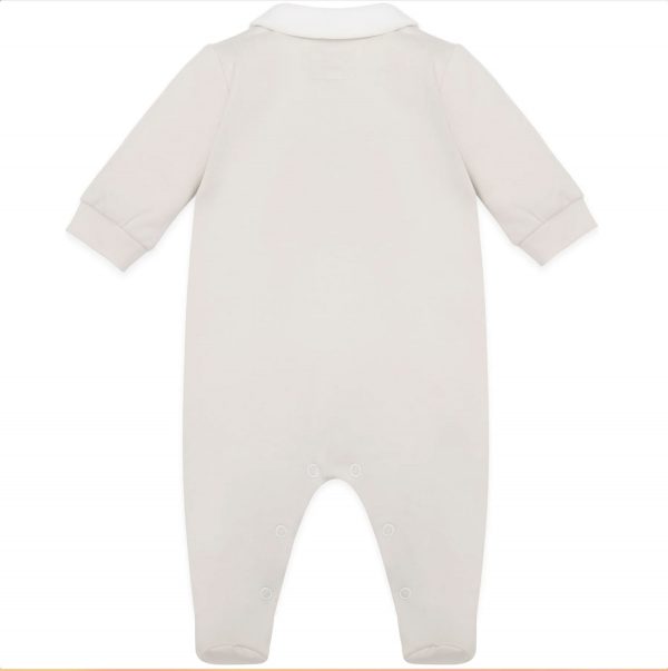 Jesse Stone Unisex Front Opening Babygrow and Hat by Emile et Rose