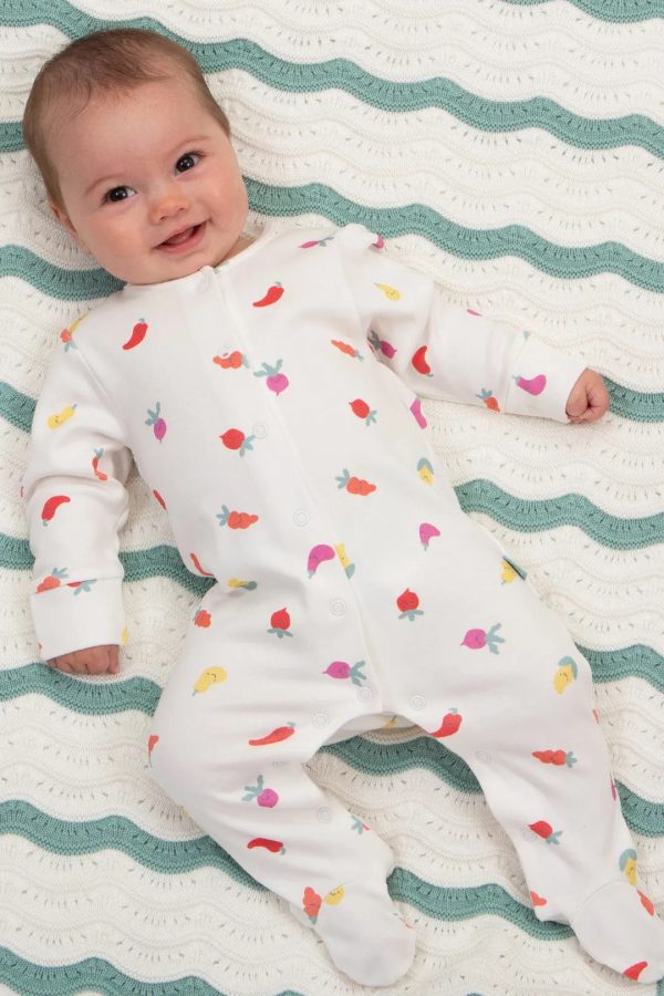 wonky veg sleepsuit 8732 by kite